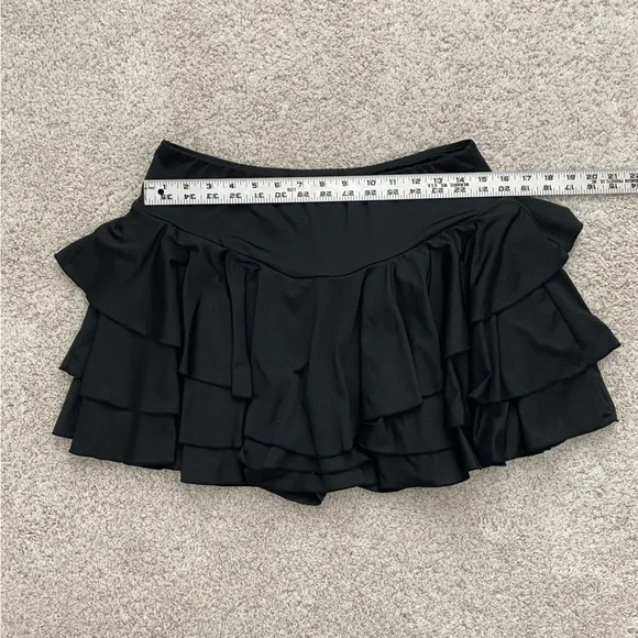 Shein Women’s 1X High Waist Ruffle Hem Sports Skort - Picture 4 of 6